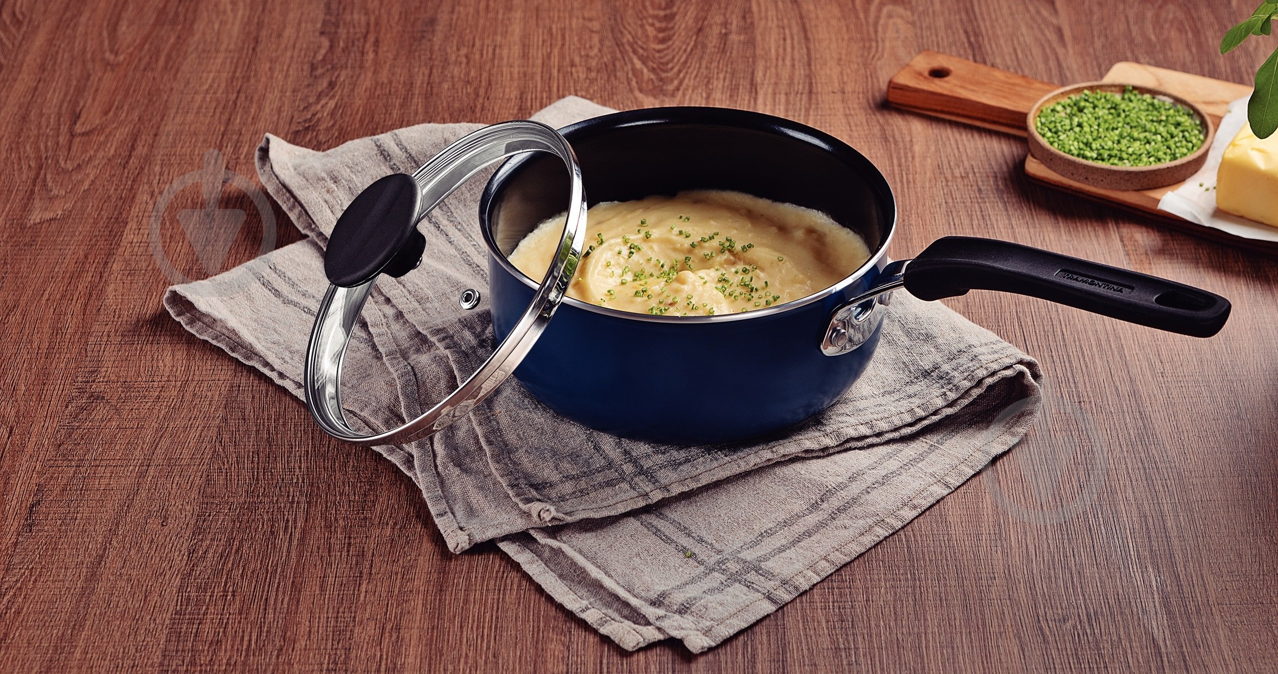 Ковш с крышкой Tramontina Tunis 1.35 л Blue (28723/116) - фото 3