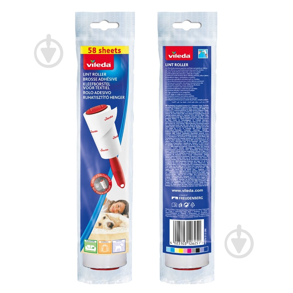 Валик для чистки одежды Vileda 58 лист. 1 шт. - фото 1