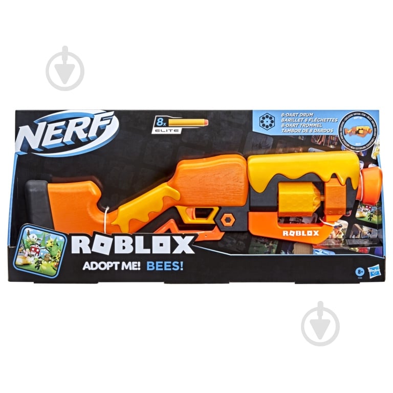 Бластер Hasbro Nerf Роблокс Адопт ми бис F2486 - фото 1 Бластер Hasbro Nerf Роблокс Адопт ми бис F2486 - фото 1