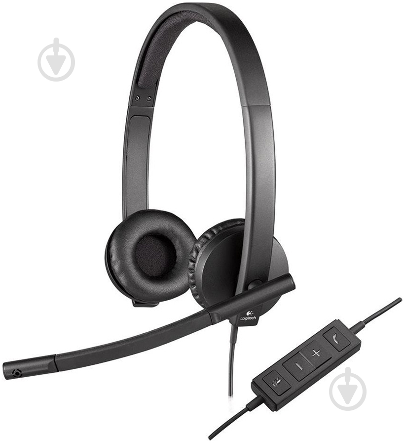Гарнітура Logitech H570e Stereo black - фото 2