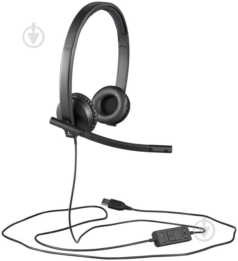 Гарнітура Logitech H570e Stereo black - фото 3