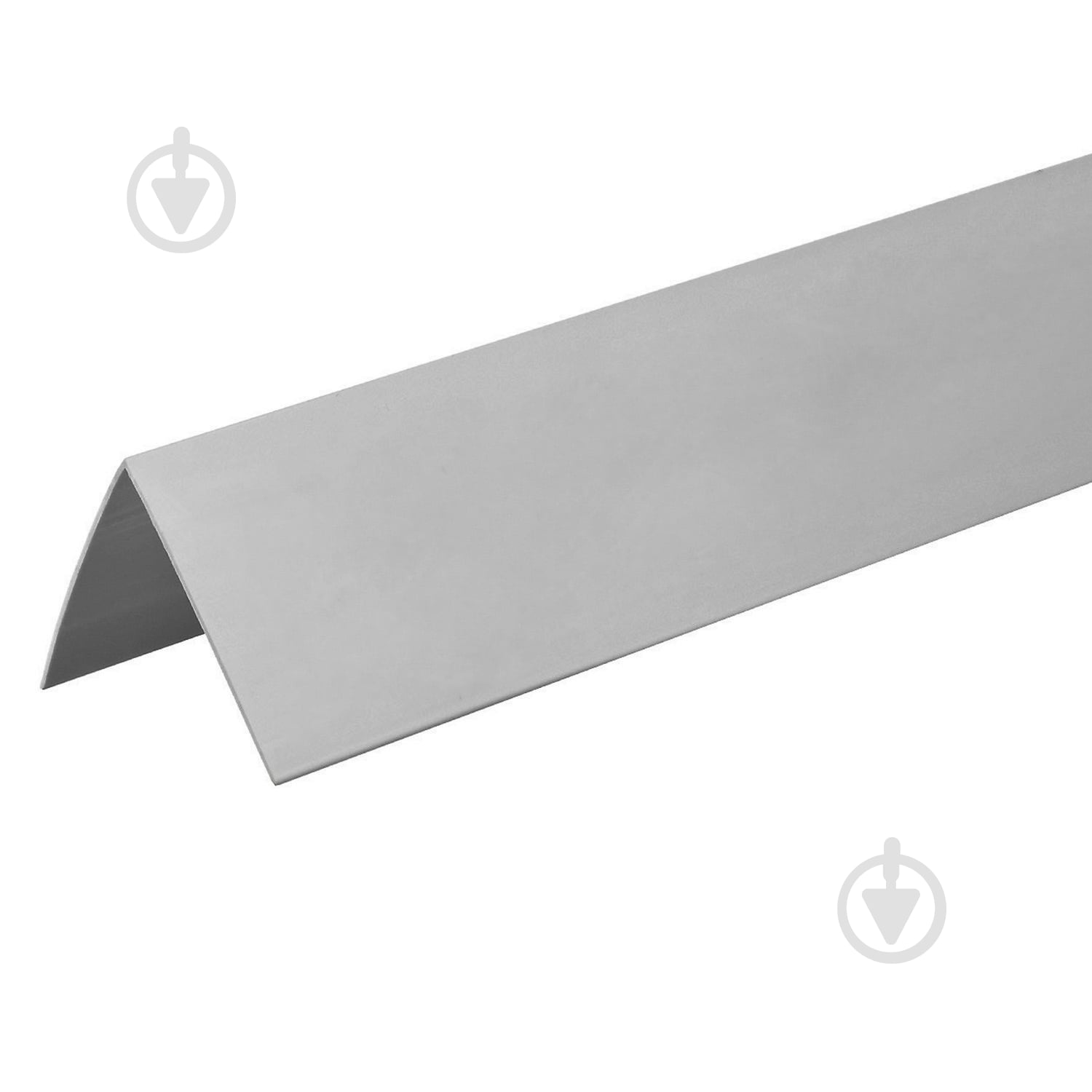 Уголок ПВХ SAN DECOR SD 50х50 серый 2,7 м - фото 1