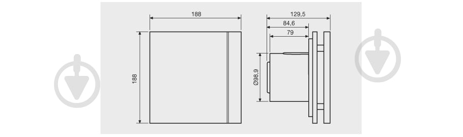 Вытяжной вентилятор Soler&Palau для ванной с таймером SILENT-100 CRZ DESIGN - фото 10