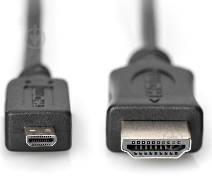 Кабель Assmann HDMI - micro HDMI 2 м black (DB-330109-020-S) - фото 2 Кабель Assmann HDMI - micro HDMI 2 м black (DB-330109-020-S) - фото 2