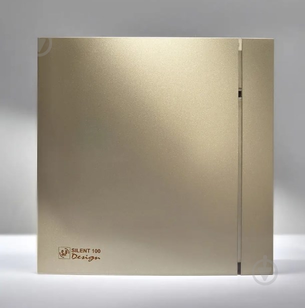 Витяжний вентилятор Soler&Palau для ванної SILENT-100 CZ CHAMPAGNE DESIGN 4C - фото 3