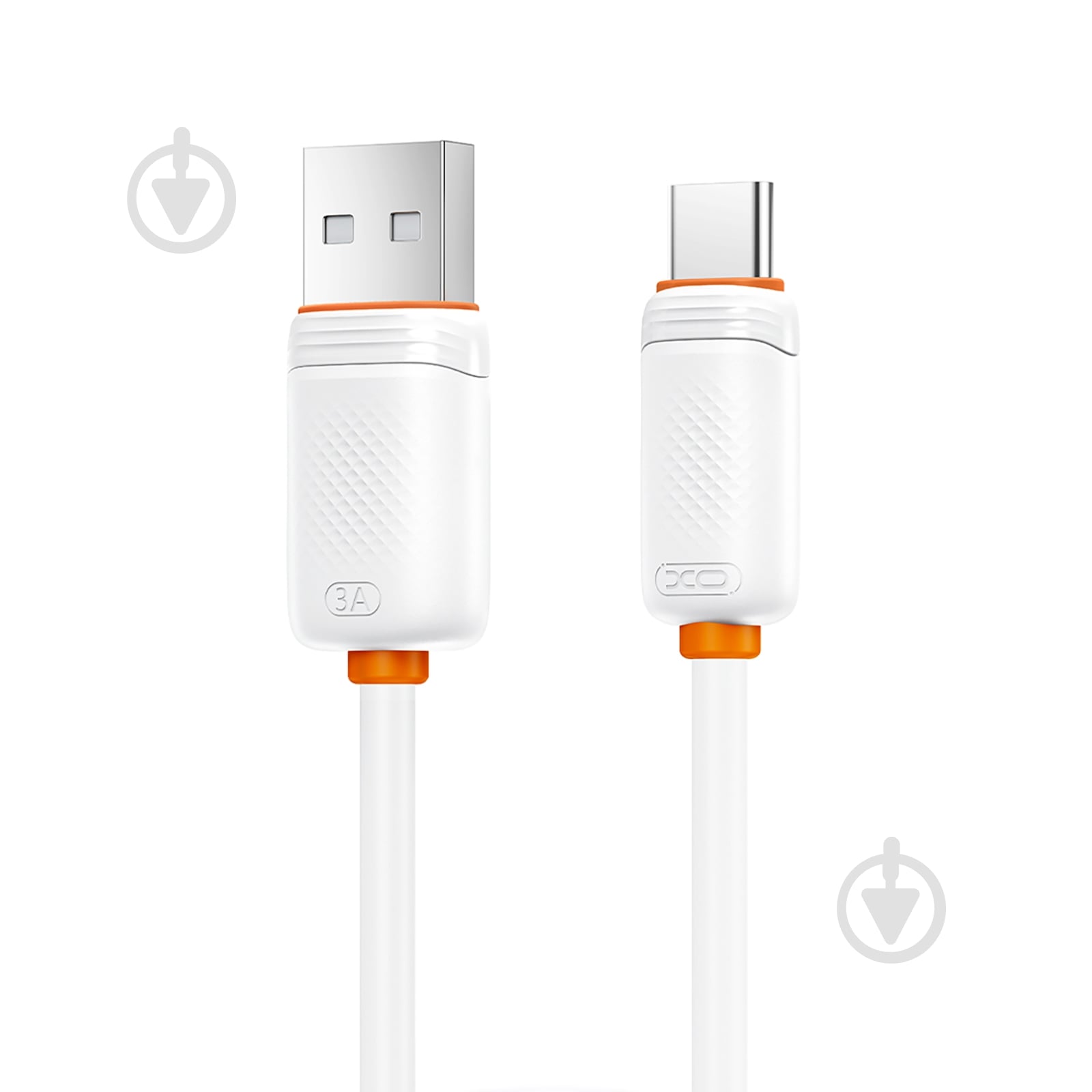 Дата-кабель Xo NB-Q302B-CC 1 м білий (NB-Q302B-CC.white) - фото 1