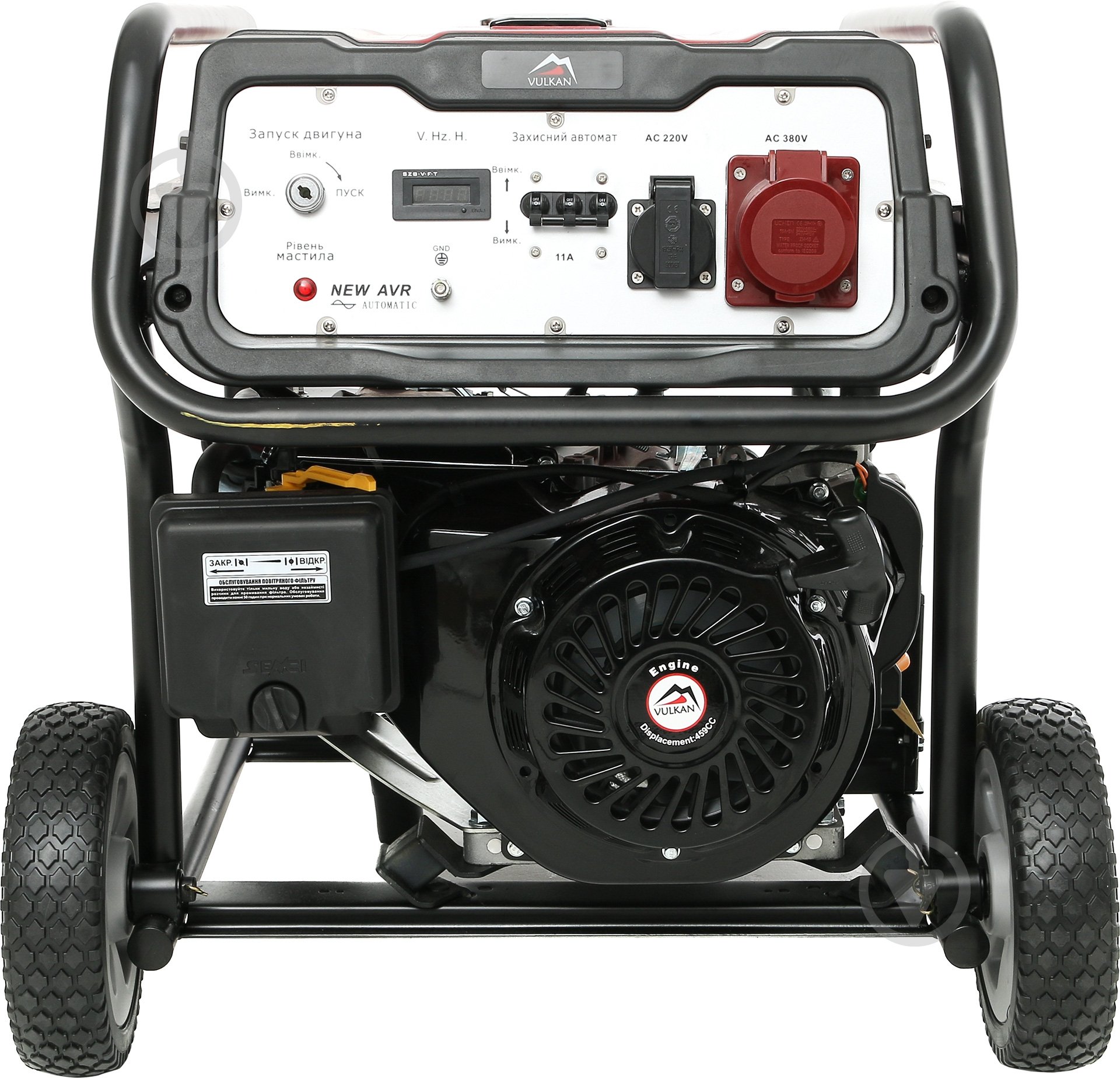 Генератор бензиновый Vulkan 6,5 кВт / 7 кВт 380 В 34008 - фото 4