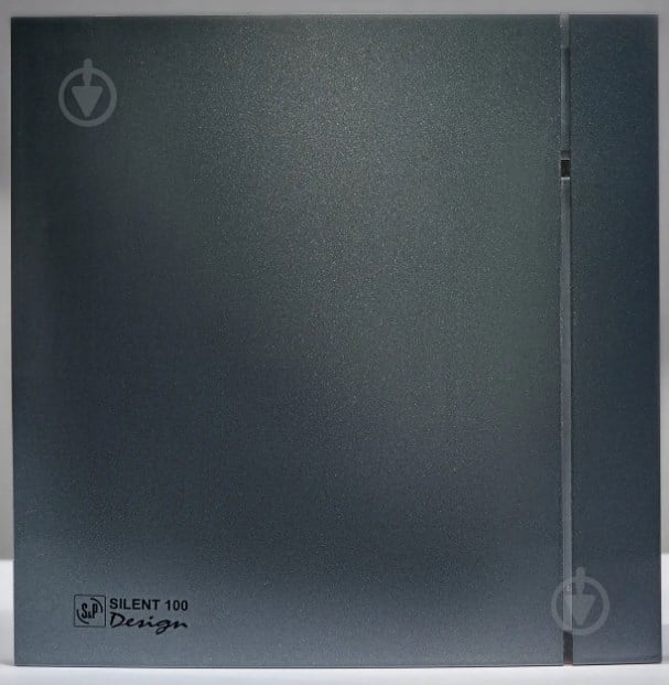 Вытяжной вентилятор Soler&Palau для ванной SILENT-100 CZ GREY DESIGN 4C - фото 1