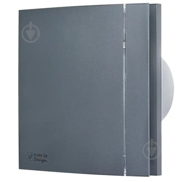 Вытяжной вентилятор Soler&Palau для ванной SILENT-100 CZ GREY DESIGN 4C - фото 2