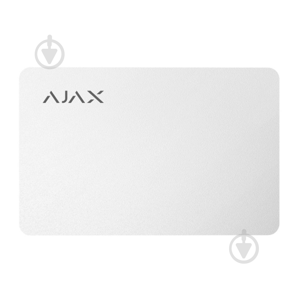Карта защищена бесконтактная Ajax Pass (комплект 3 шт.) для клавиатуры KeyPad Plus белый - фото 1