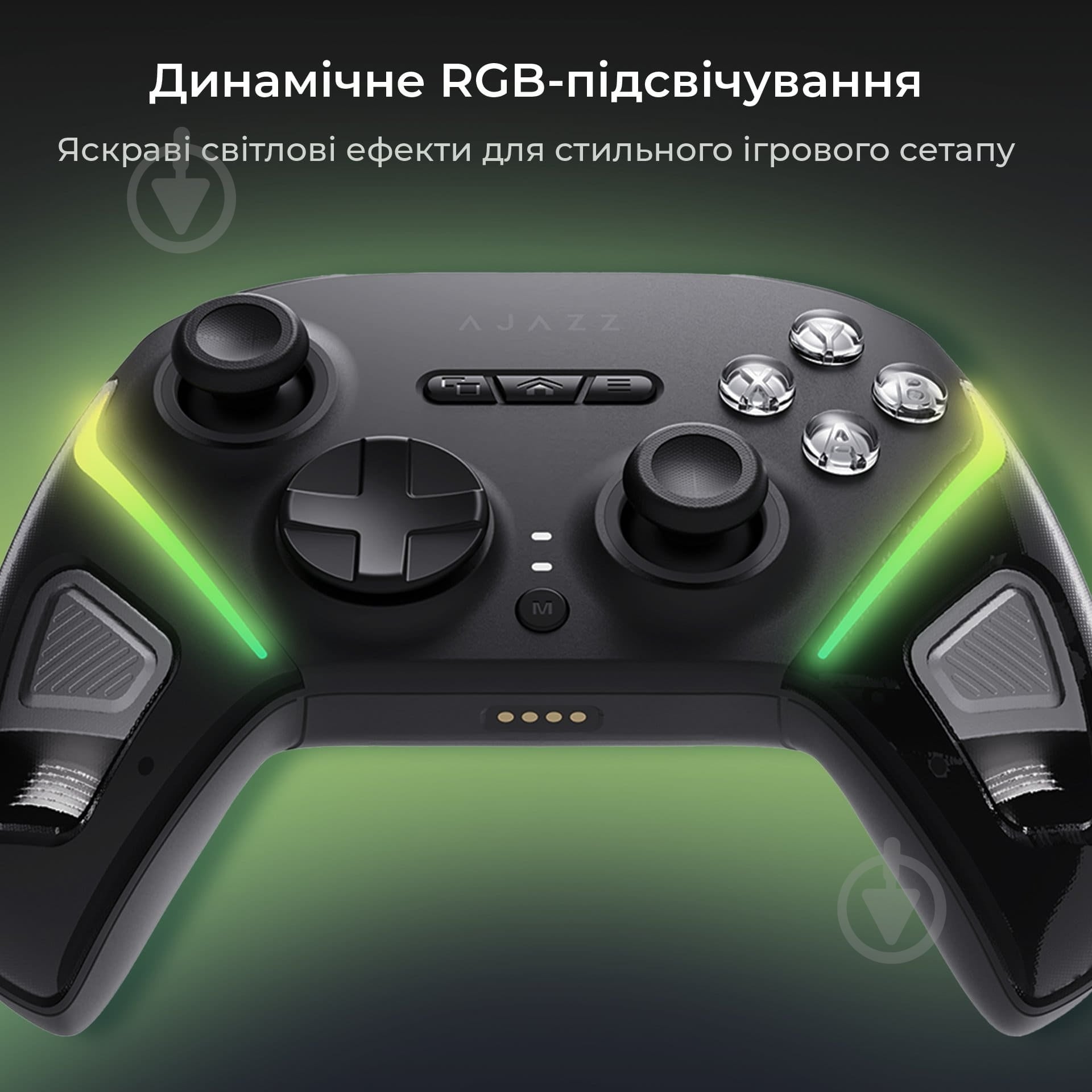 Геймпад беспроводной Ajazz GP100S-B Black с док-станцией (Switch/PC/iOS/Android) - фото 16