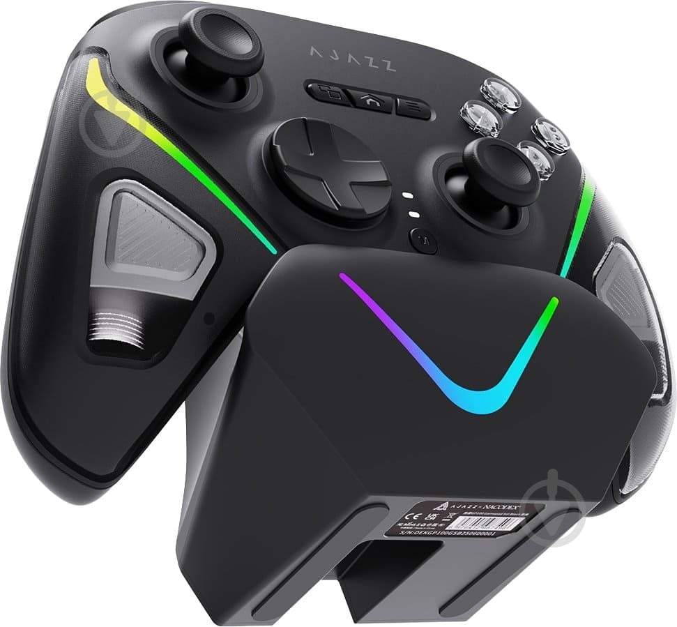 Геймпад беспроводной Ajazz GP100S-B Black с док-станцией (Switch/PC/iOS/Android) - фото 3