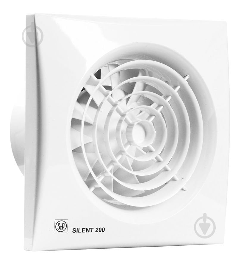 Вытяжной вентилятор Soler&Palau для ванной на шариковых подшипниках SILENT-200 CZ - фото 1