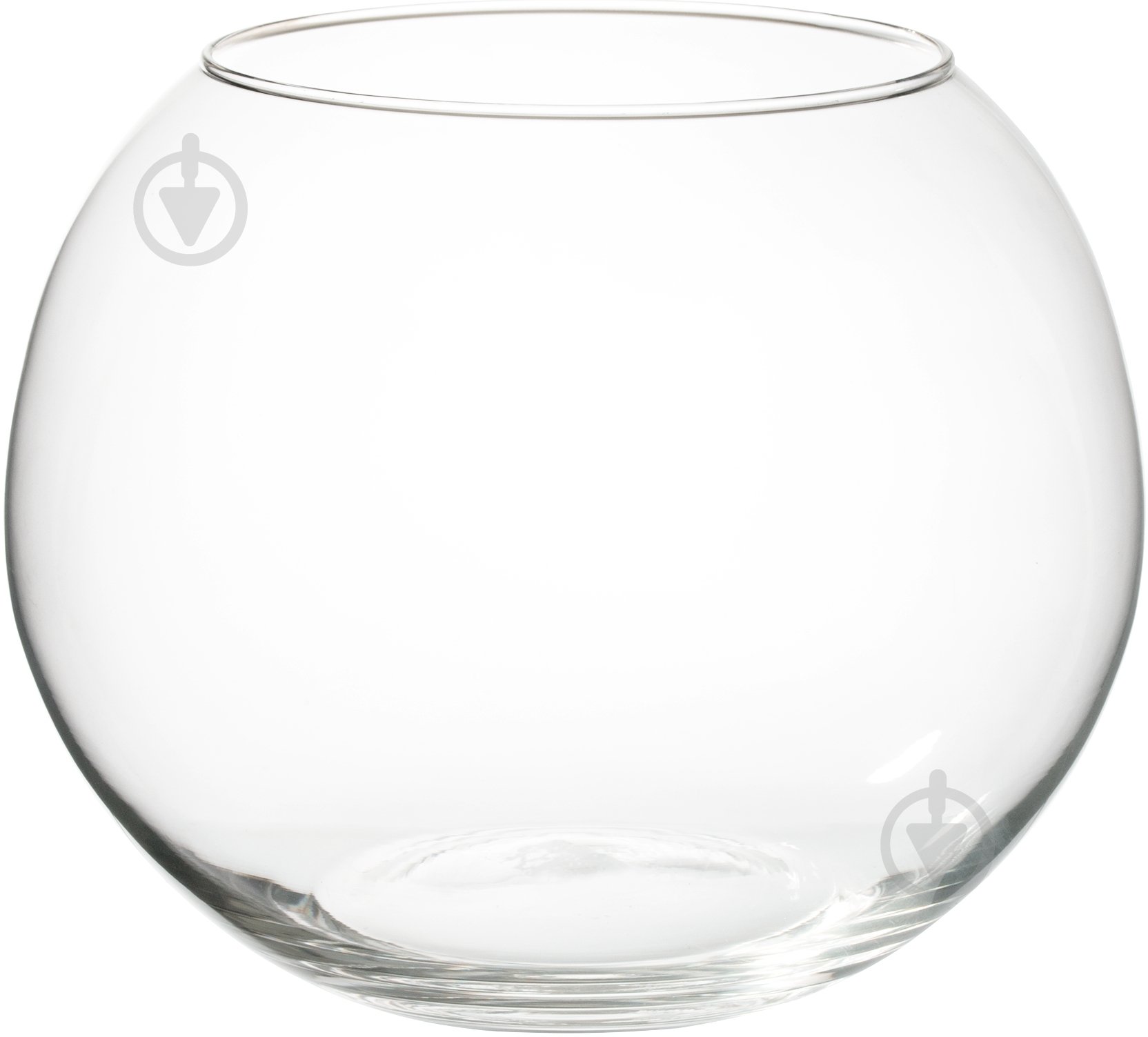 Ваза стеклянная Теамо Шар X001 20 см прозрачная - фото 1