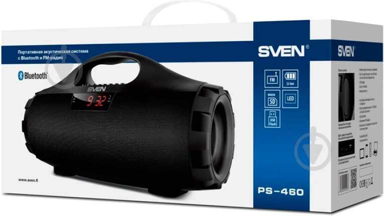 Акустическая система Sven PS-460 2.0 black (410069) - фото 6 Акустическая система Sven PS-460 2.0 black (410069) - фото 6