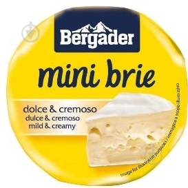Сыр Бергадер мини бри 70% 150 г - фото 1