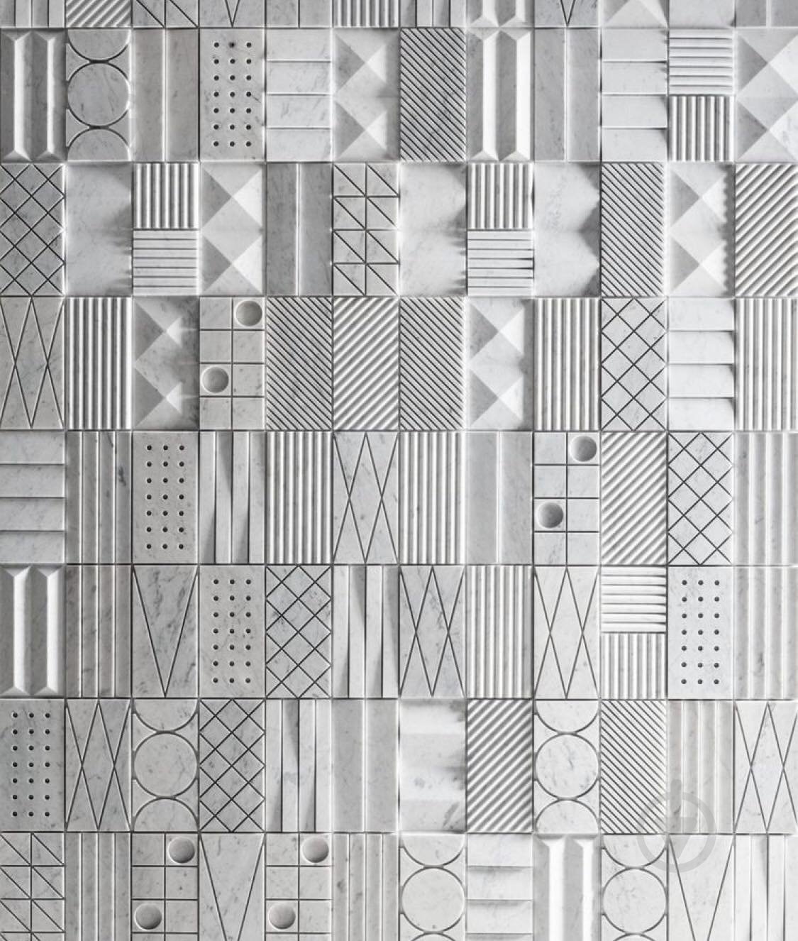 3D-панель гипсовая Calipso Mosaic 0,36 кв.м - фото 2 3D-панель гипсовая Calipso Mosaic 0,36 кв.м - фото 2