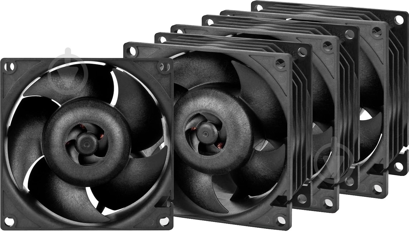 Набор вентиляторов для корпуса Arctic S8038-10K PWM (4-Pack) black - фото 1 Набор вентиляторов для корпуса Arctic S8038-10K PWM (4-Pack) black - фото 1