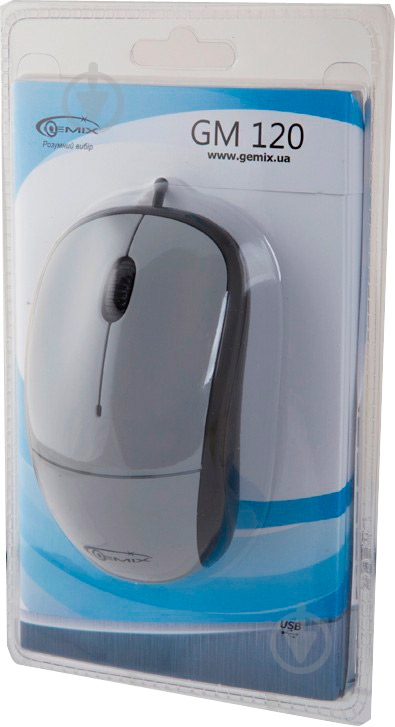Миша Gemix GM 120 grey - фото 4 Миша Gemix GM 120 grey - фото 4