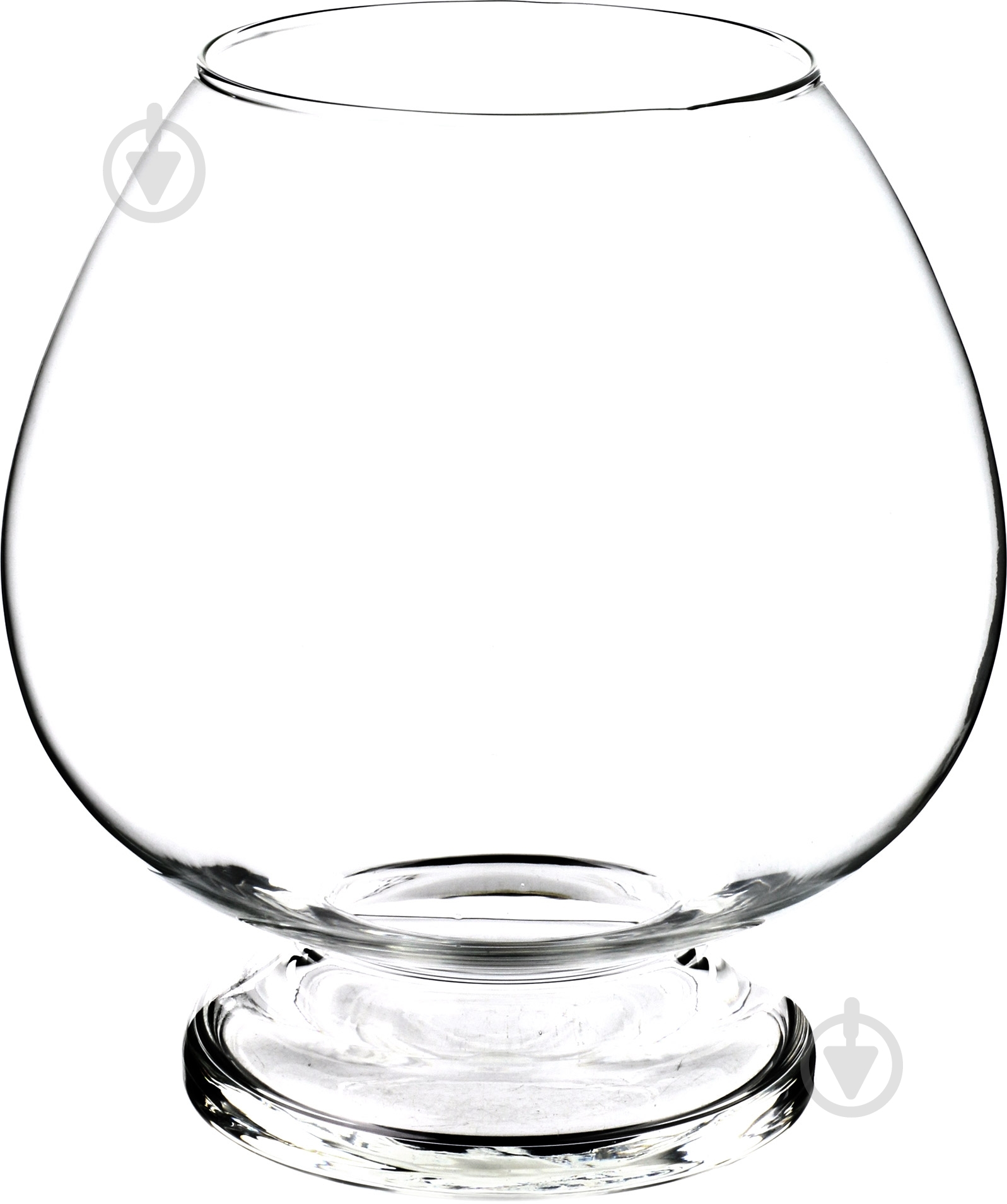 Ваза стеклянная Теамо Бокал X028 23 см прозрачная - фото 1