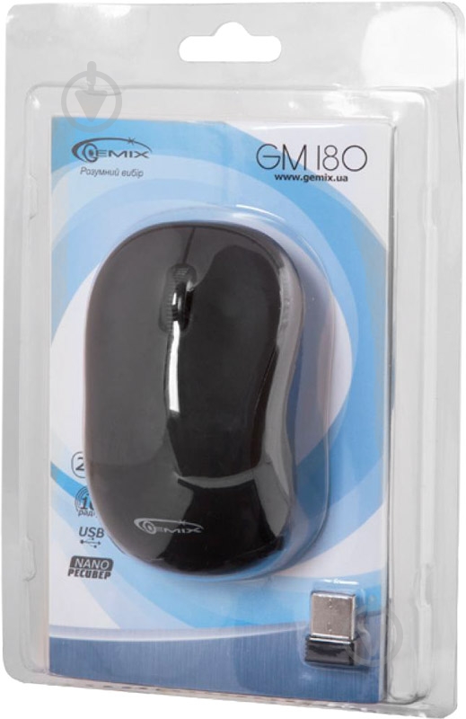 Миша Gemix GM 180 black - фото 4