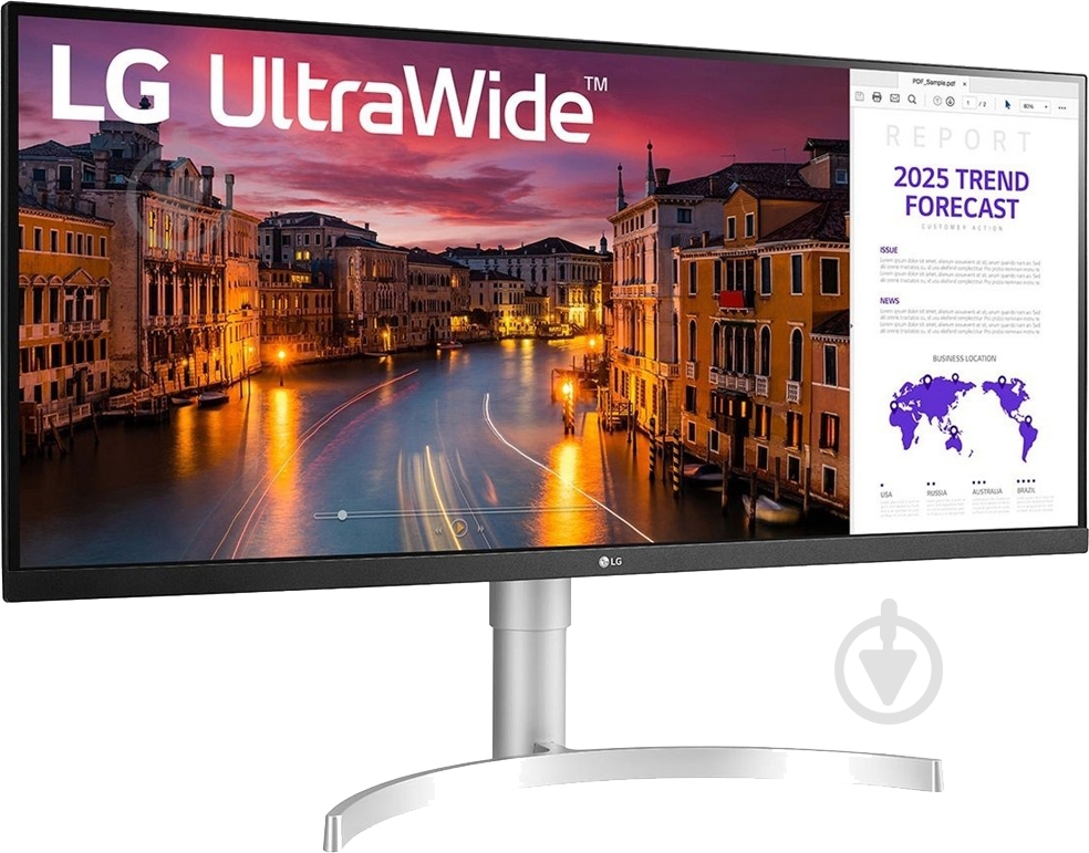 Монитор LG 34" (34WN650-W) - фото 2