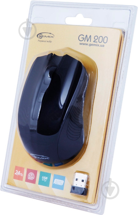 Миша Gemix GM 200 black - фото 5 Миша Gemix GM 200 black - фото 5