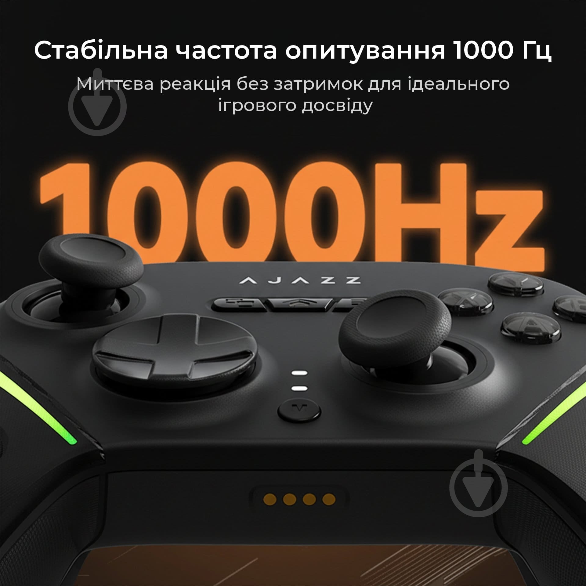 Геймпад бездротовий Ajazz GP100 Black (Switch/PC/iOS/Android) - фото 11