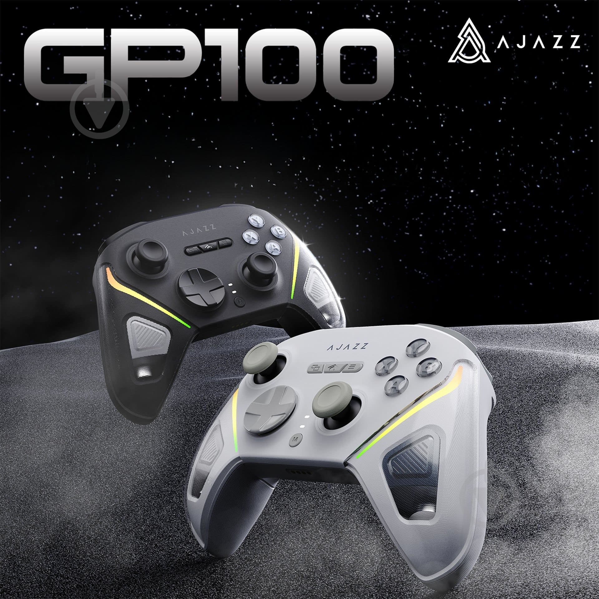 Геймпад бездротовий Ajazz GP100 Black (Switch/PC/iOS/Android) - фото 6