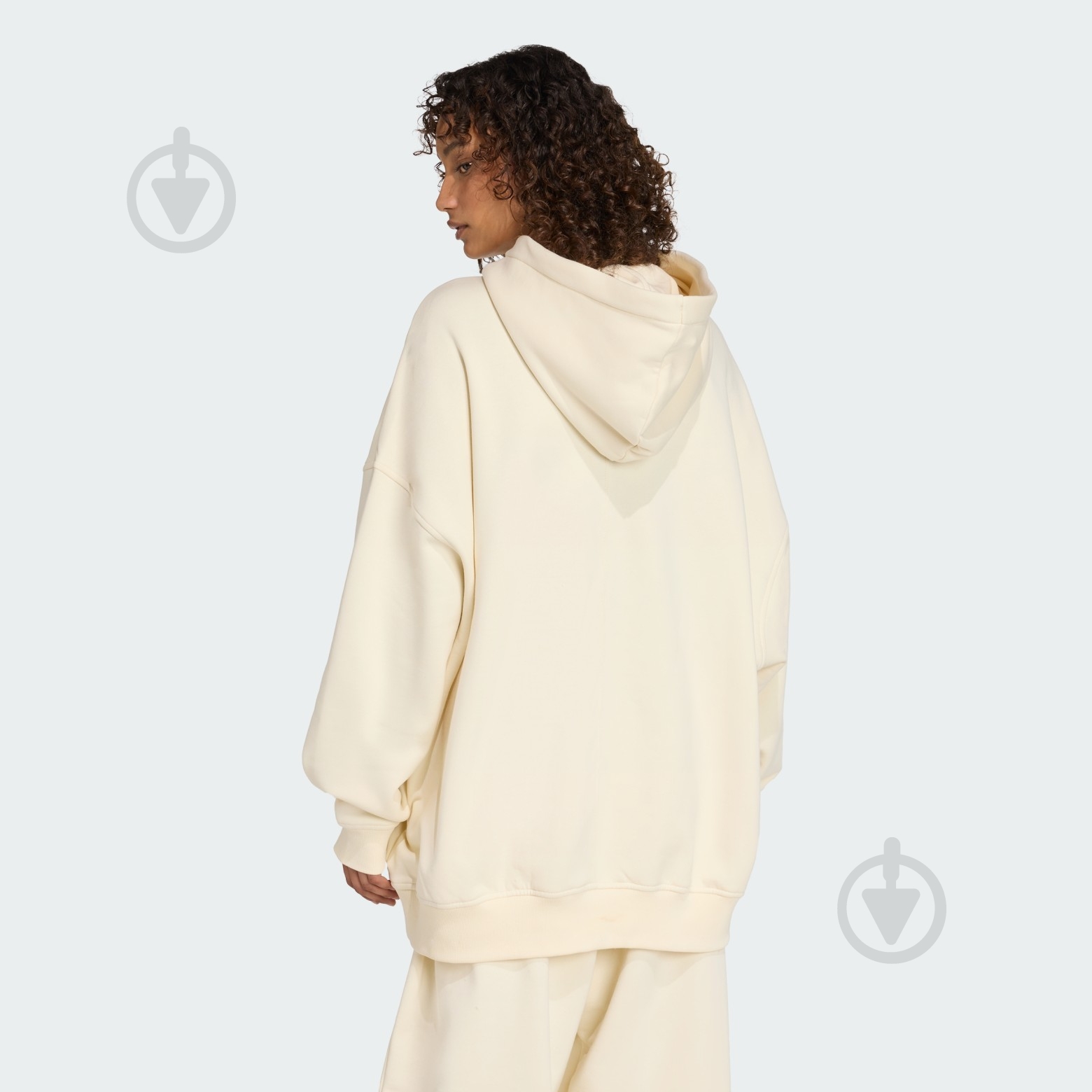 ᐉ Джемпер Adidas ESS LIN HOODIE JX5495 р.L бежевий • Краща ціна в