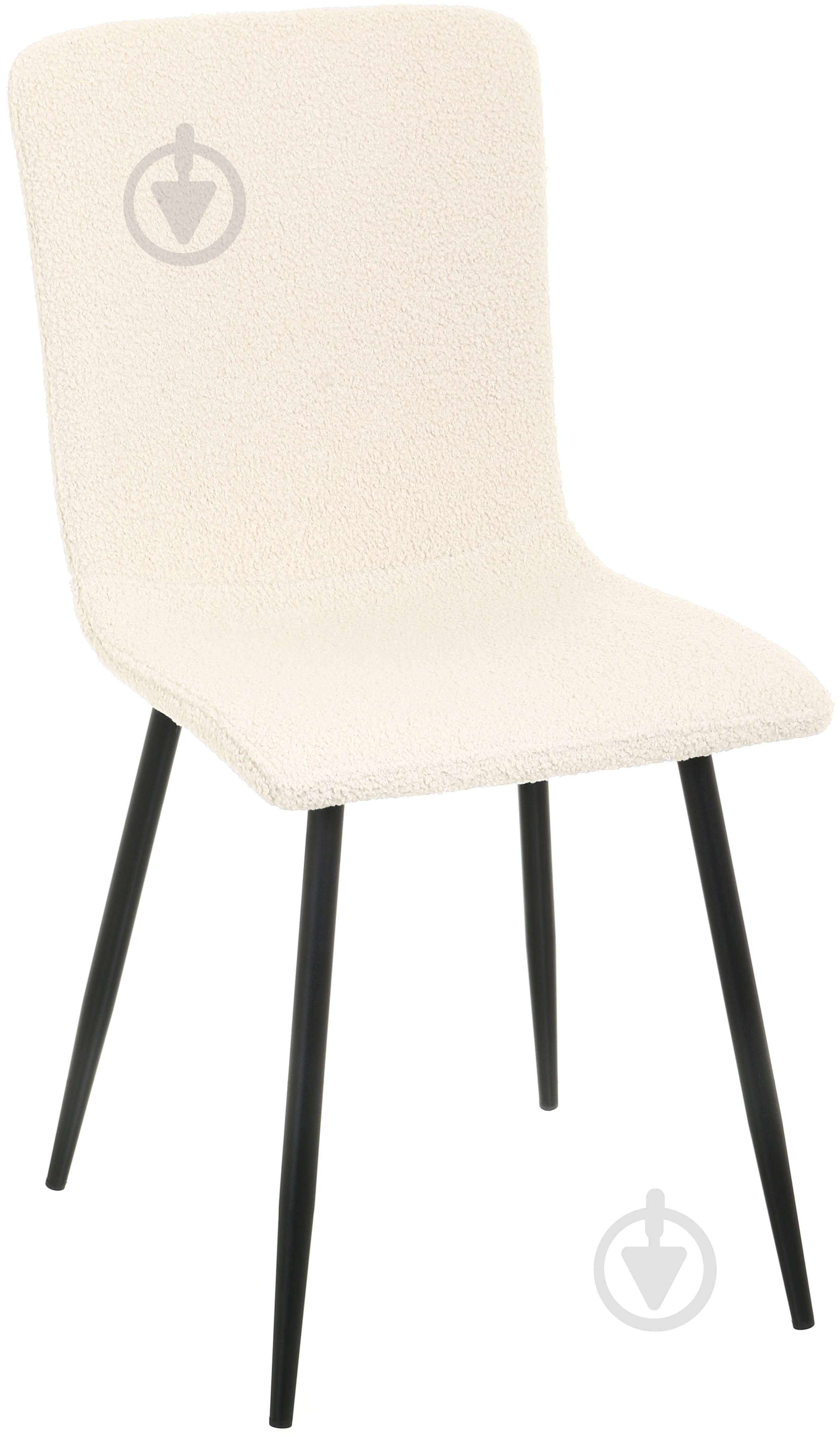 Стул Центр Меблів Тедди белый / черный - фото 1