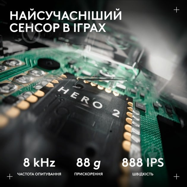 Игровая мышь Logitech G PRO X2 SUPERSTRIKE LIGHTSPEED white (L910-007776) - фото 11