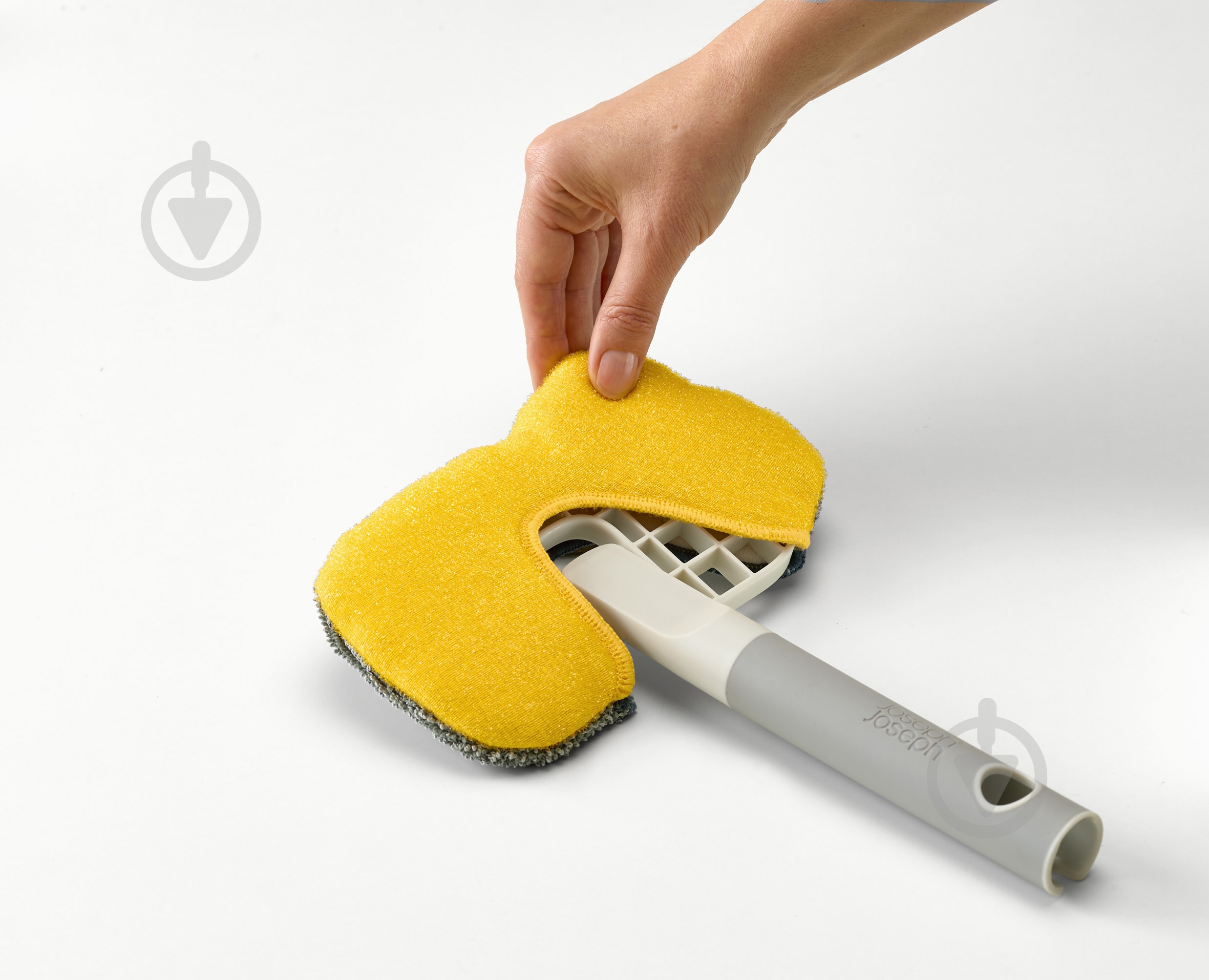 Щітка з насадкою для миття поверхонь Core 18,5x17x3,5 см Joseph Joseph бежевий 6500012 - фото 4