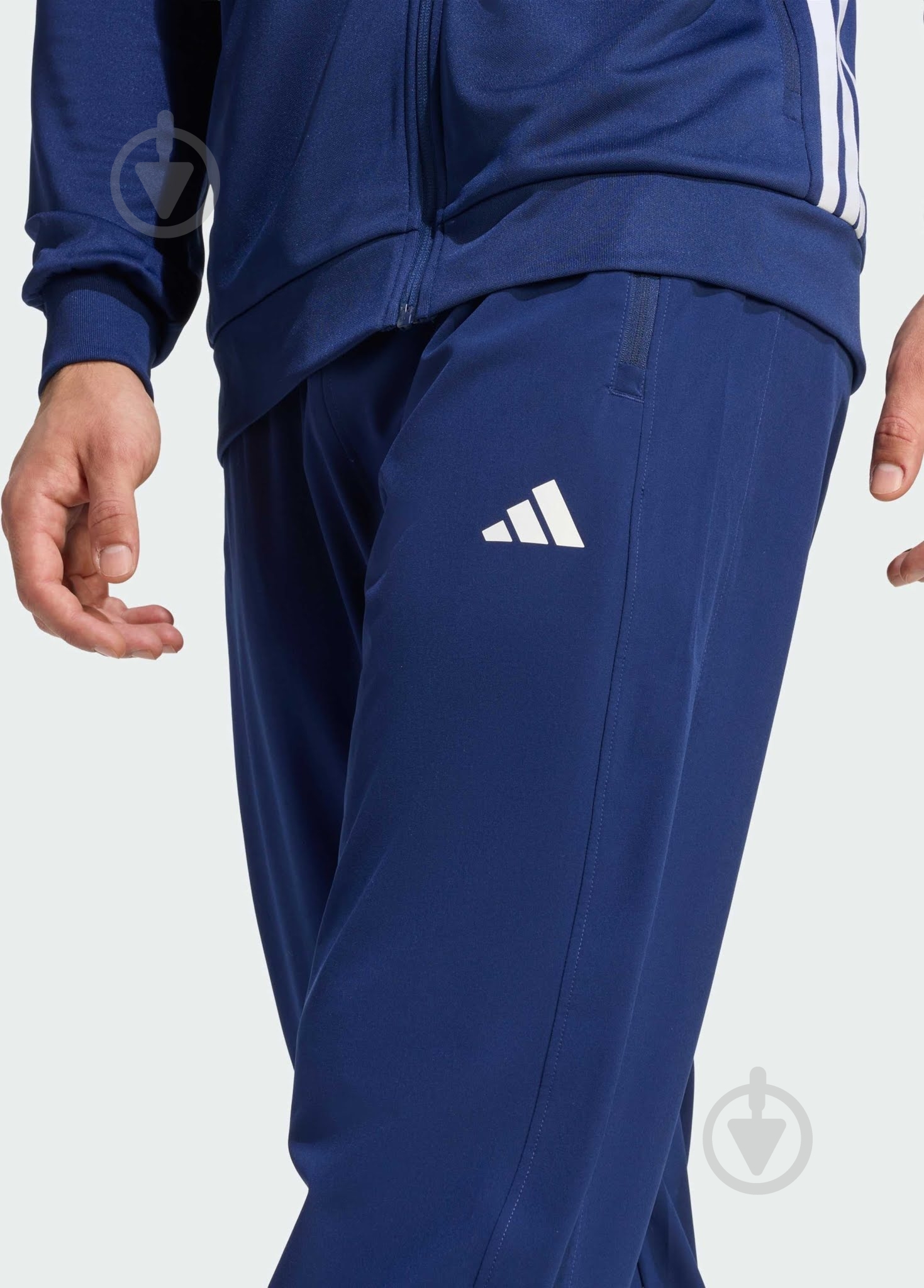 Брюки Adidas We Flex Wv Pt Dkblue KD2840 р. S синий - фото 4
