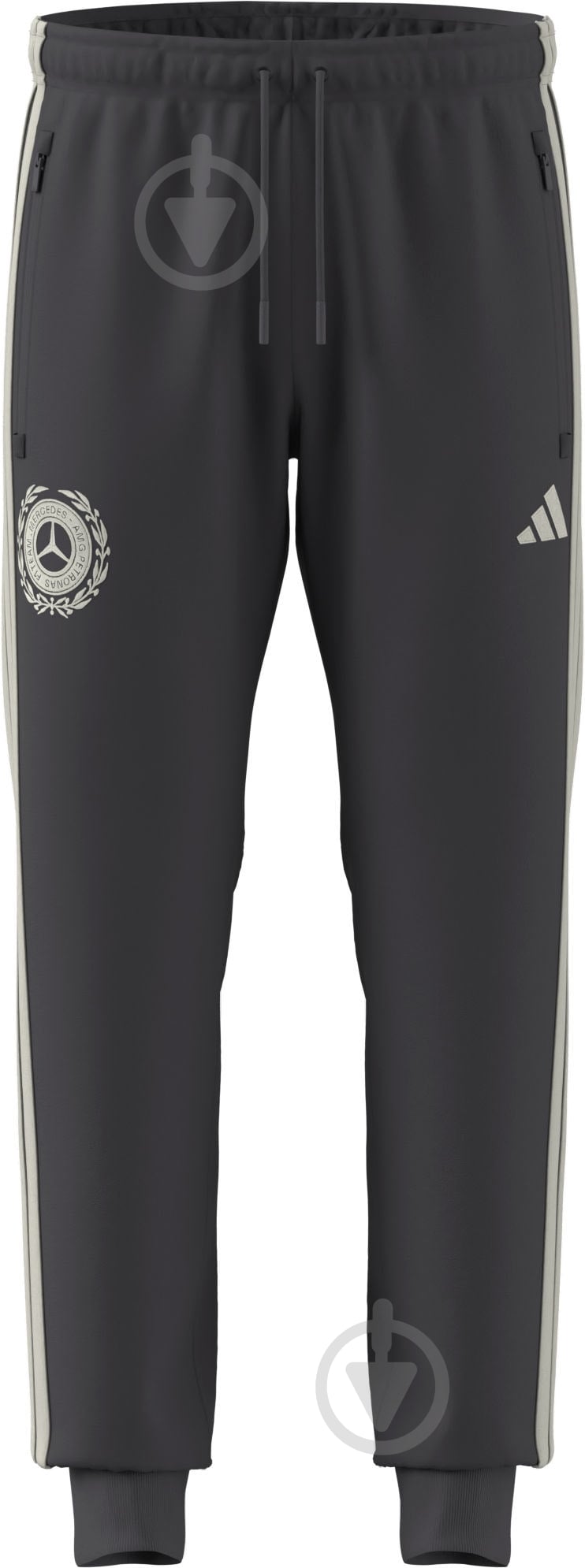 Брюки Adidas MER SA ICN PNT GRANIT/OWHITE KR3571 р. S серый - фото 1