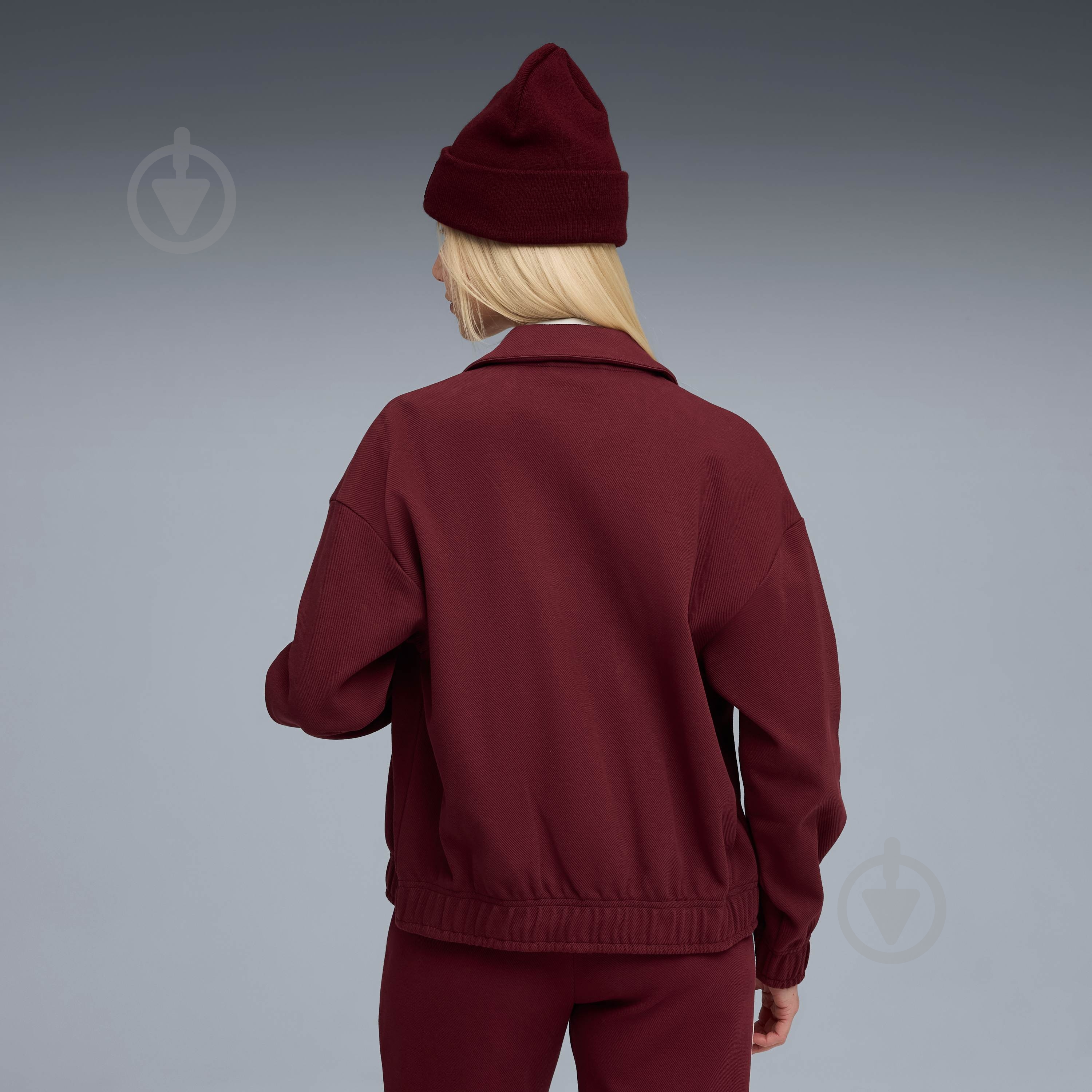 ᐉ Джемпер Puma T7 Relaxed Track Jacket 63213796 р.L бордовий