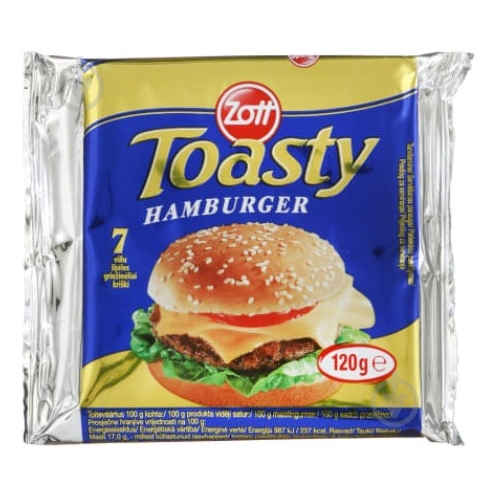 Сыр Цотт тостовый гамбургер 150 г 22% - фото 1