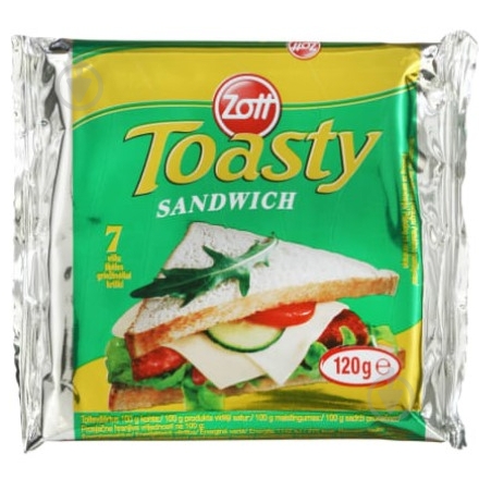 Сыр Цотт тостовый сэндвич 150 г 22% - фото 1