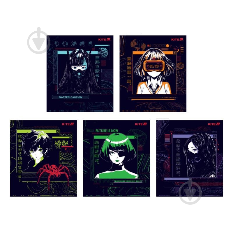 Тетрадь школьная 24 лист. клетка Anime K25-238-1 KITE - фото 1 Тетрадь школьная 24 лист. клетка Anime K25-238-1 KITE - фото 1