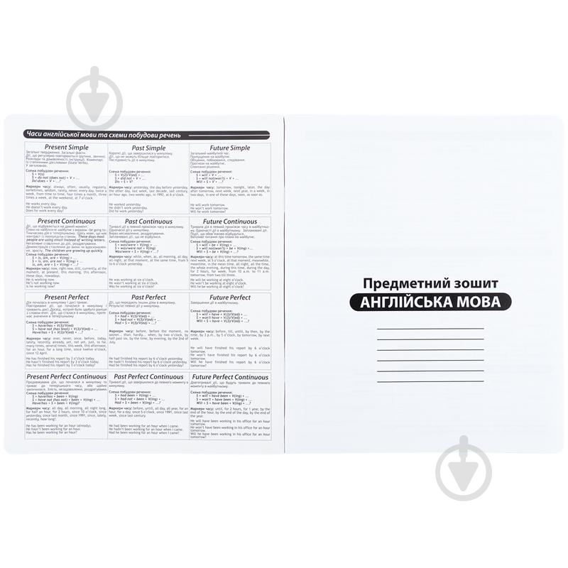 Зошит предметний 48 арк. лінійка Kuromi English KITE - фото 2