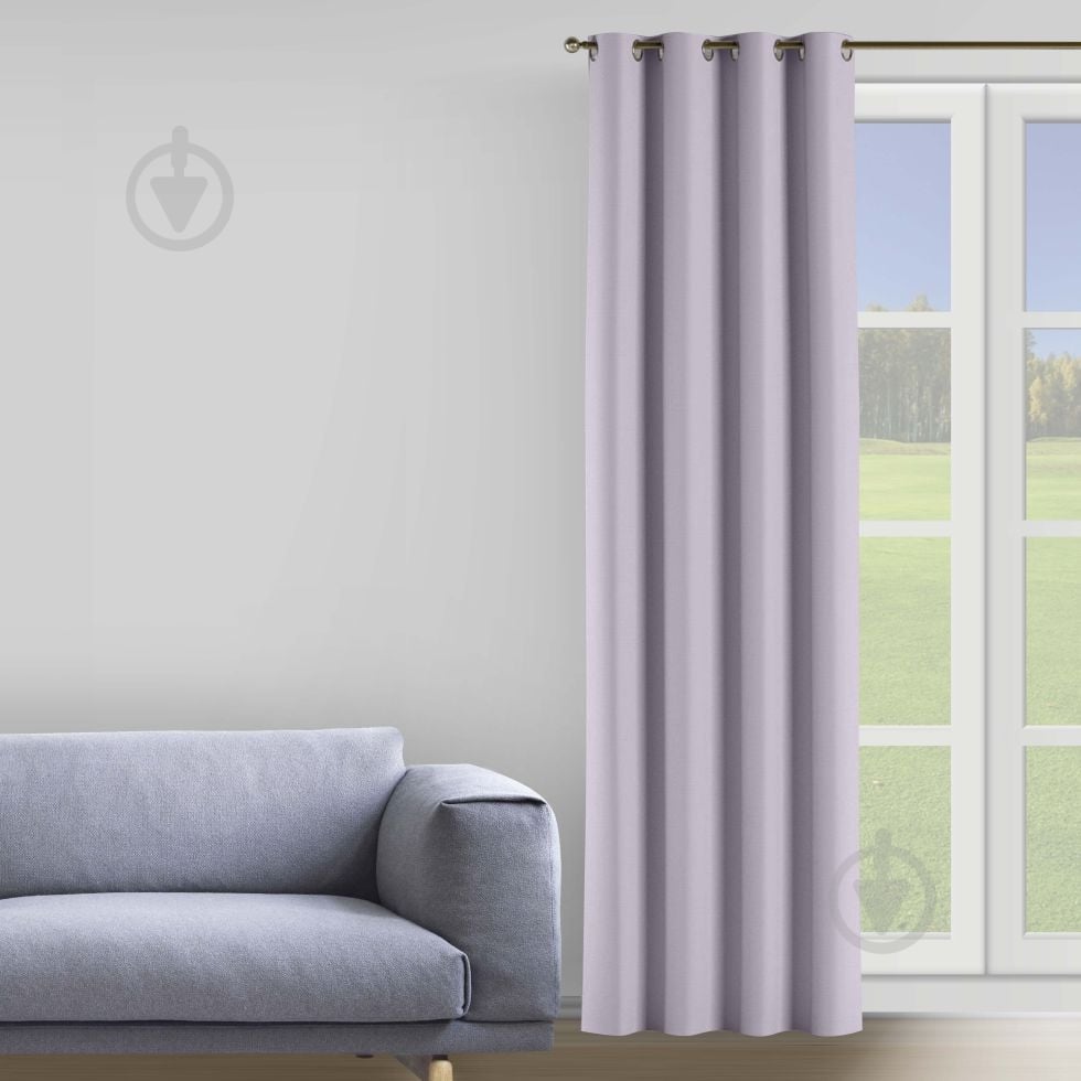 Штора Velour 200х258 см серо-голубой Decora textile - фото 1
