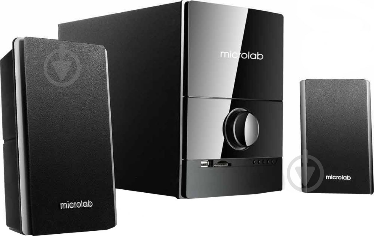 Акустическая система Microlab M-500U 2.1 black - фото 2