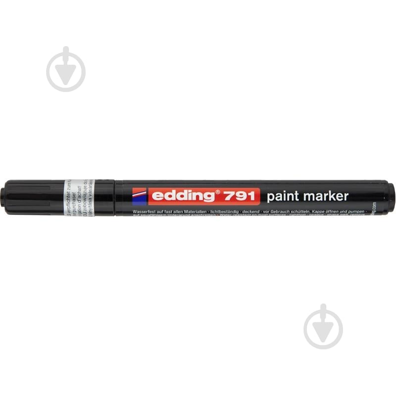 Маркер Edding Paint 1-2 мм круглый черный e-791/01n - фото 1