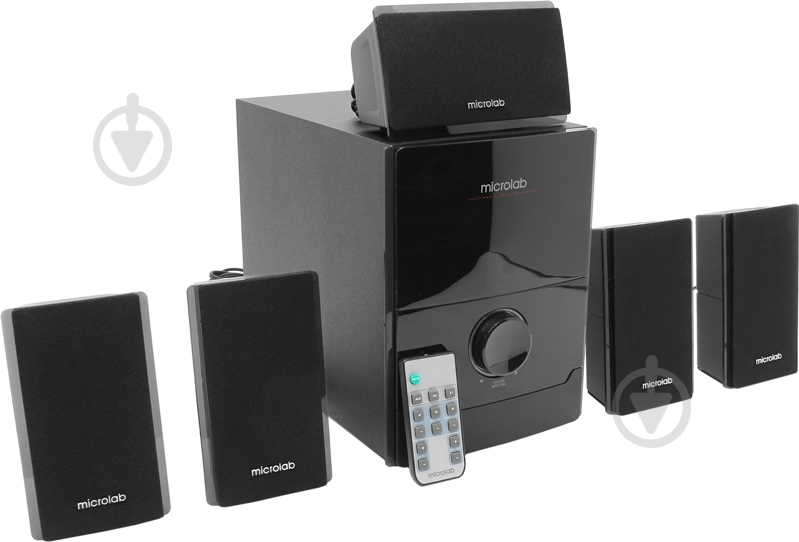 Акустическая система Microlab M-500 5.1 black - фото 1