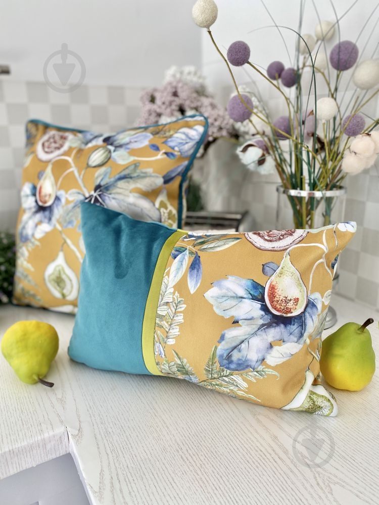 Подушка декоративная плюшевая BORA59-APLI 43x29 см разноцветный Limaso - фото 2