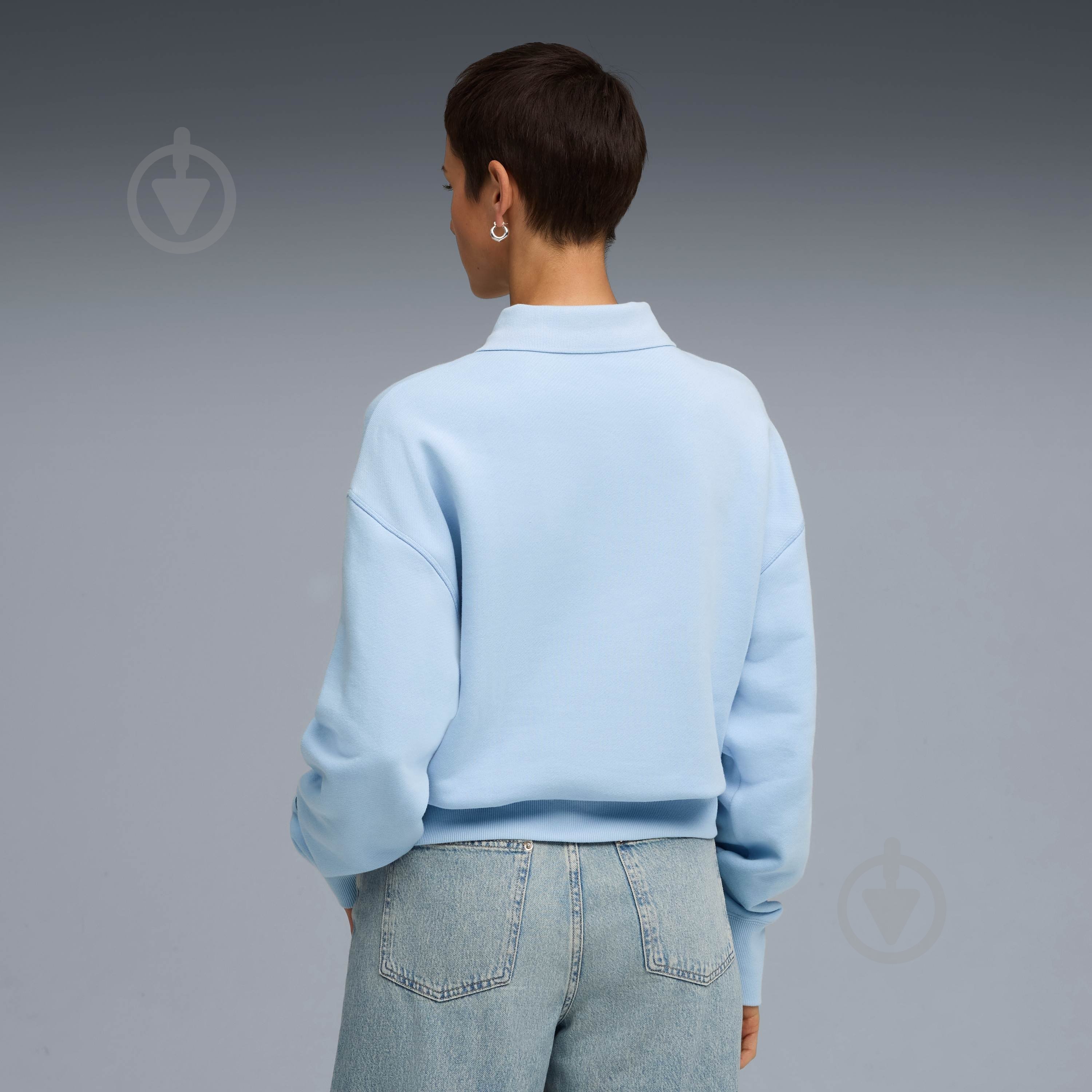 Світшот Puma PREMIUM ESS Oversized Graphic Polo Crew 63205648 р.L синій - фото 2