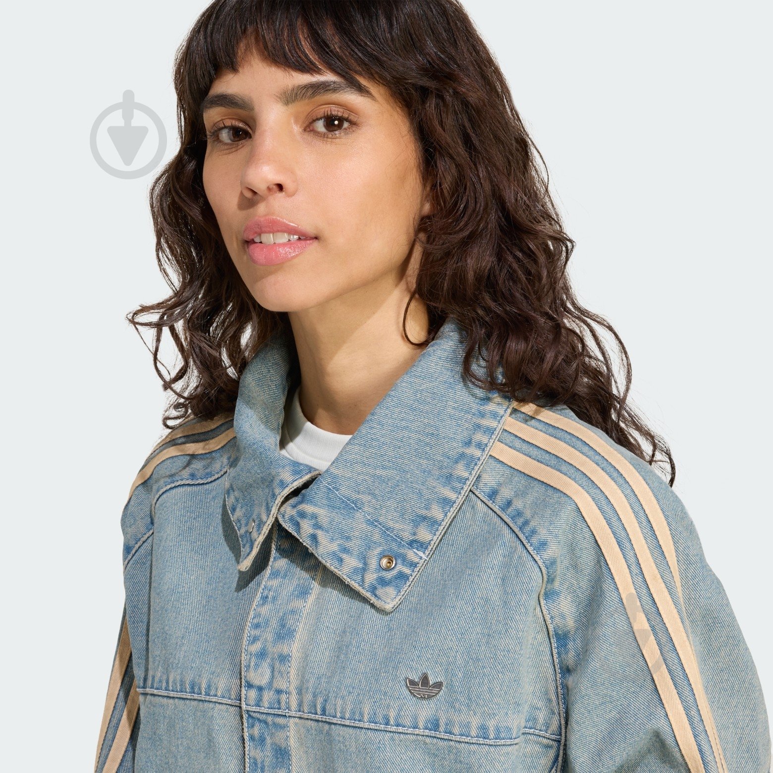 Джемпер Adidas P ESS DENIM JKT JY2872 р.L синий - фото 3 Джемпер Adidas P ESS DENIM JKT JY2872 р.L синий - фото 3