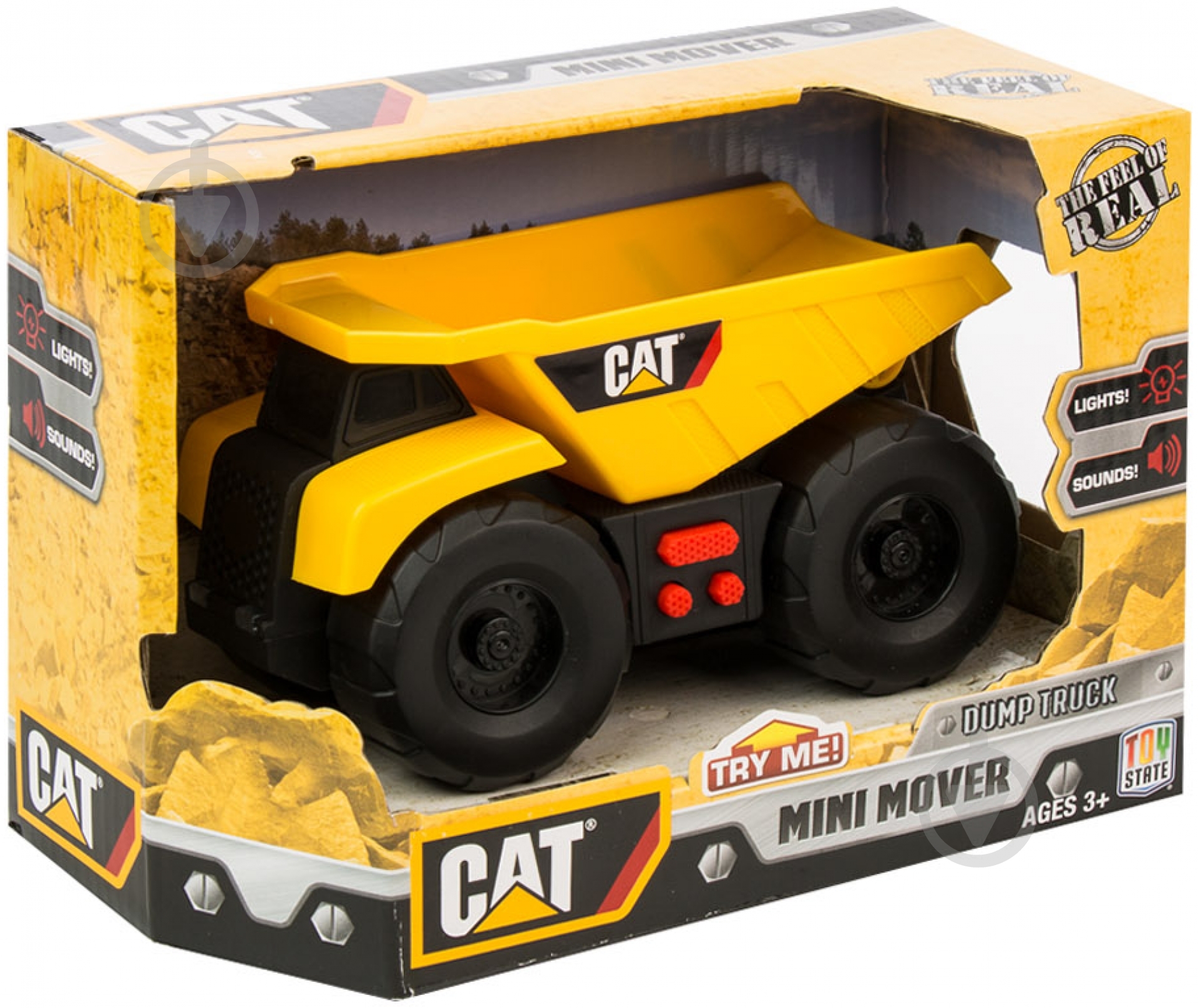 Самоскид Toy State Mini Mover CAT 15 см 34612 - фото 4