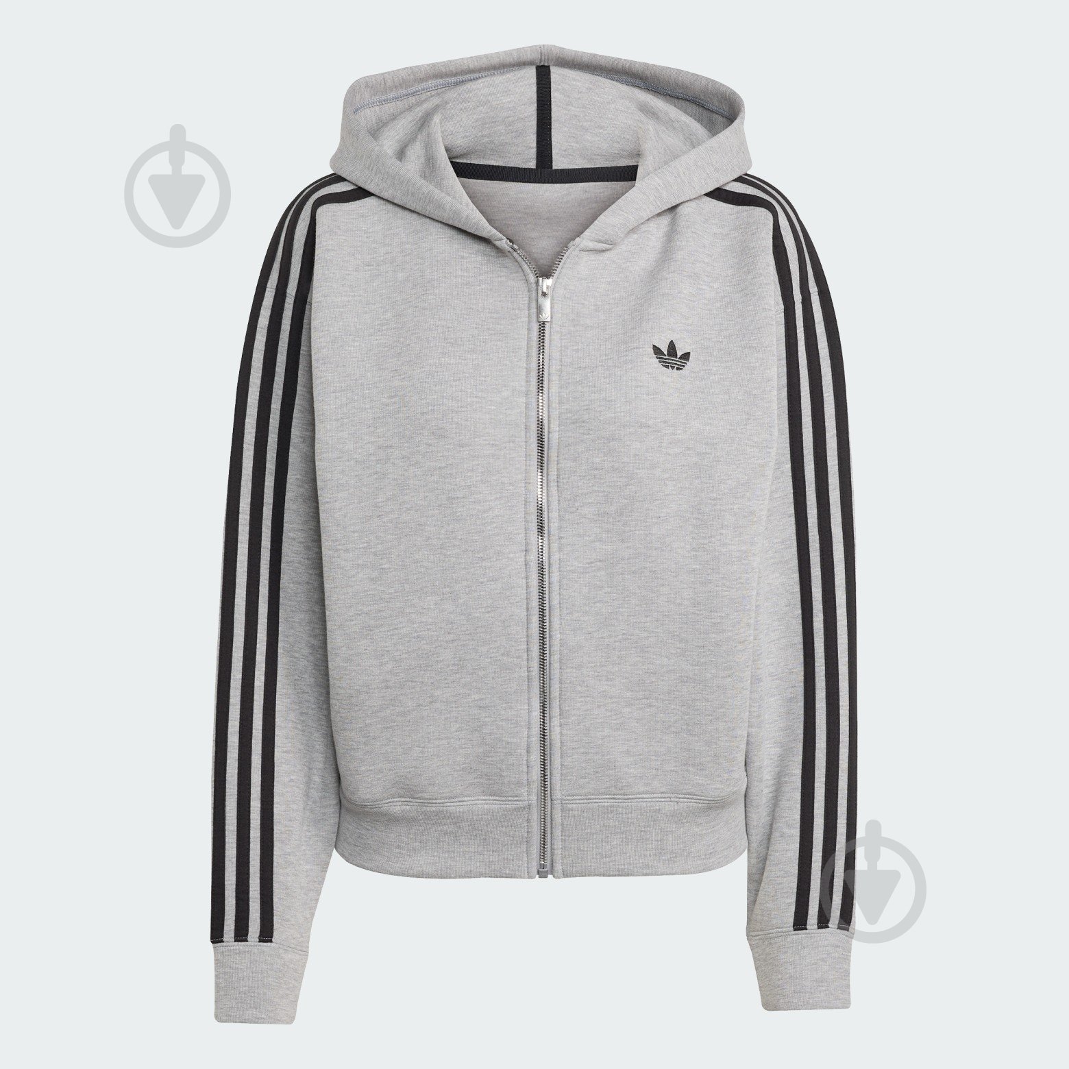 Джемпер Adidas SPACER 3S FZ JY2620 р.L сірий - фото 6 Джемпер Adidas SPACER 3S FZ JY2620 р.L сірий - фото 6