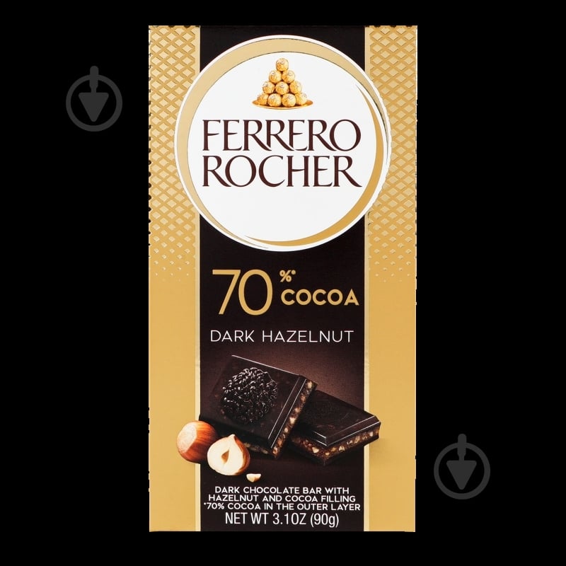 Черный шоколад Ferrero ROCHER c лесными орехами - фото 7 Черный шоколад Ferrero ROCHER c лесными орехами - фото 7